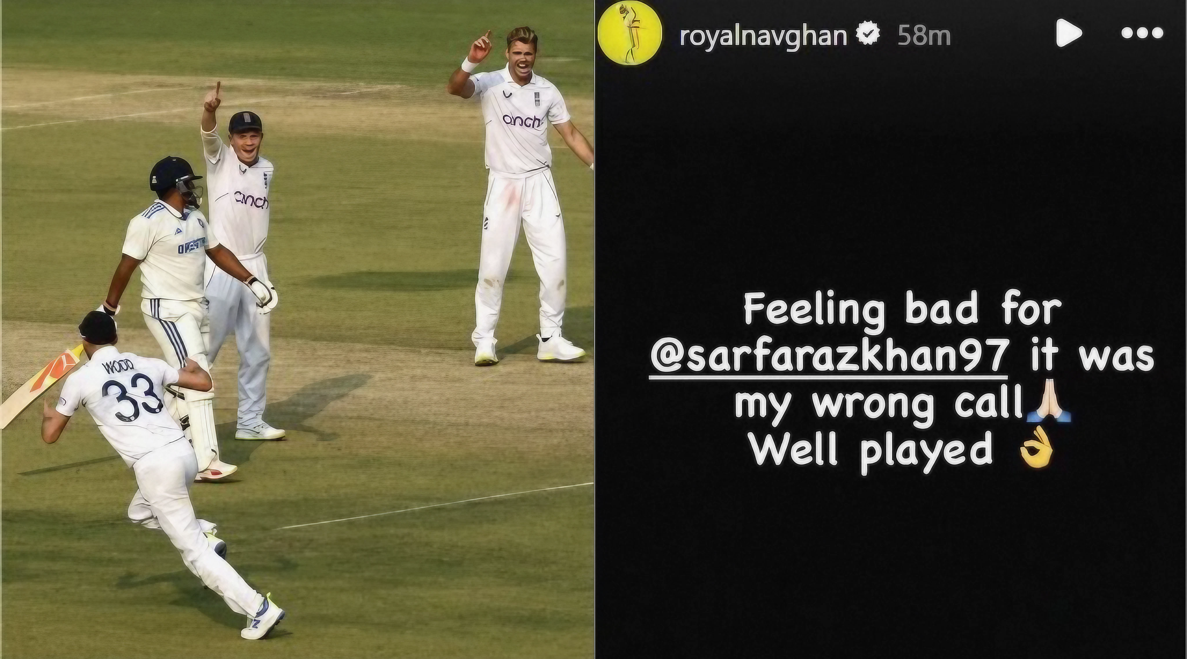 IND vs ENG: Ravindra Jadeja apologizes to Sarfaraz Khan for the run-out incident