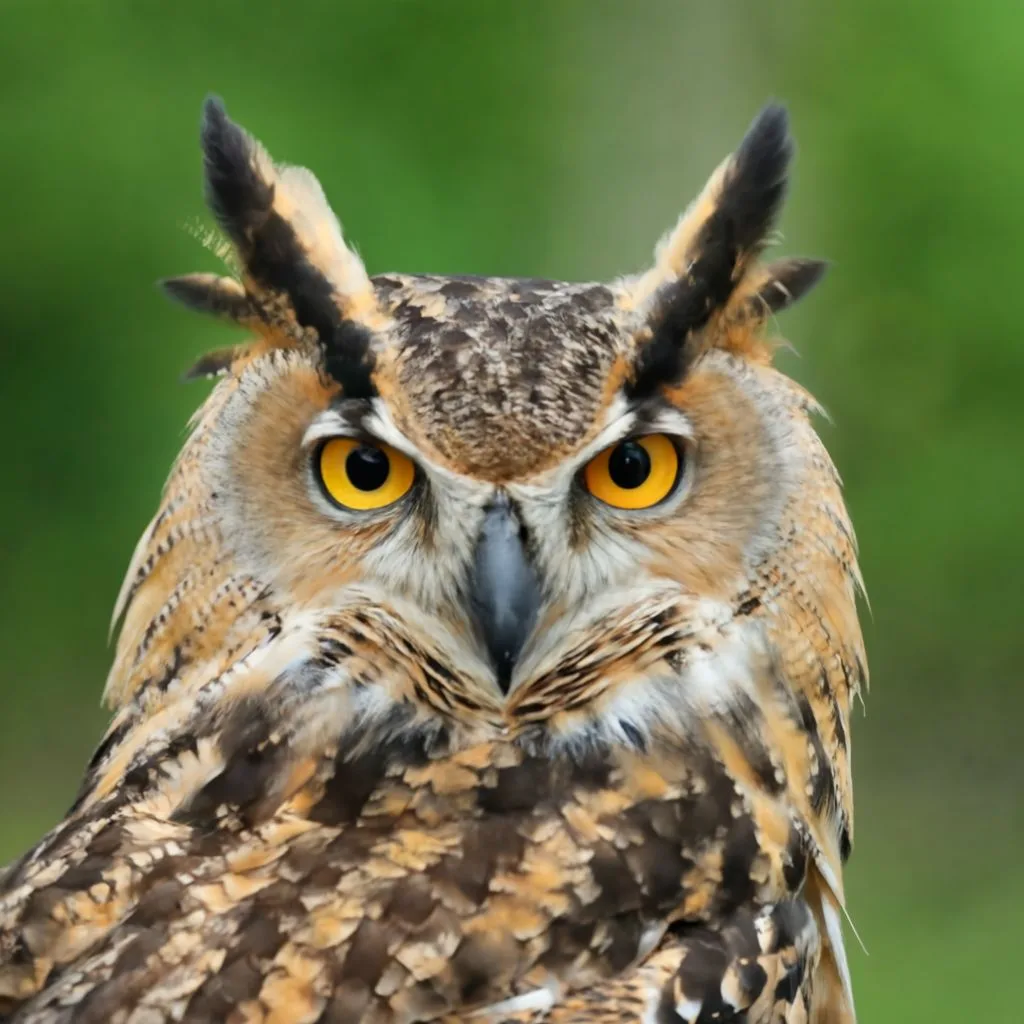 Eurasian eagle-owl ,Central Park Zoo, New York ,Owl ,