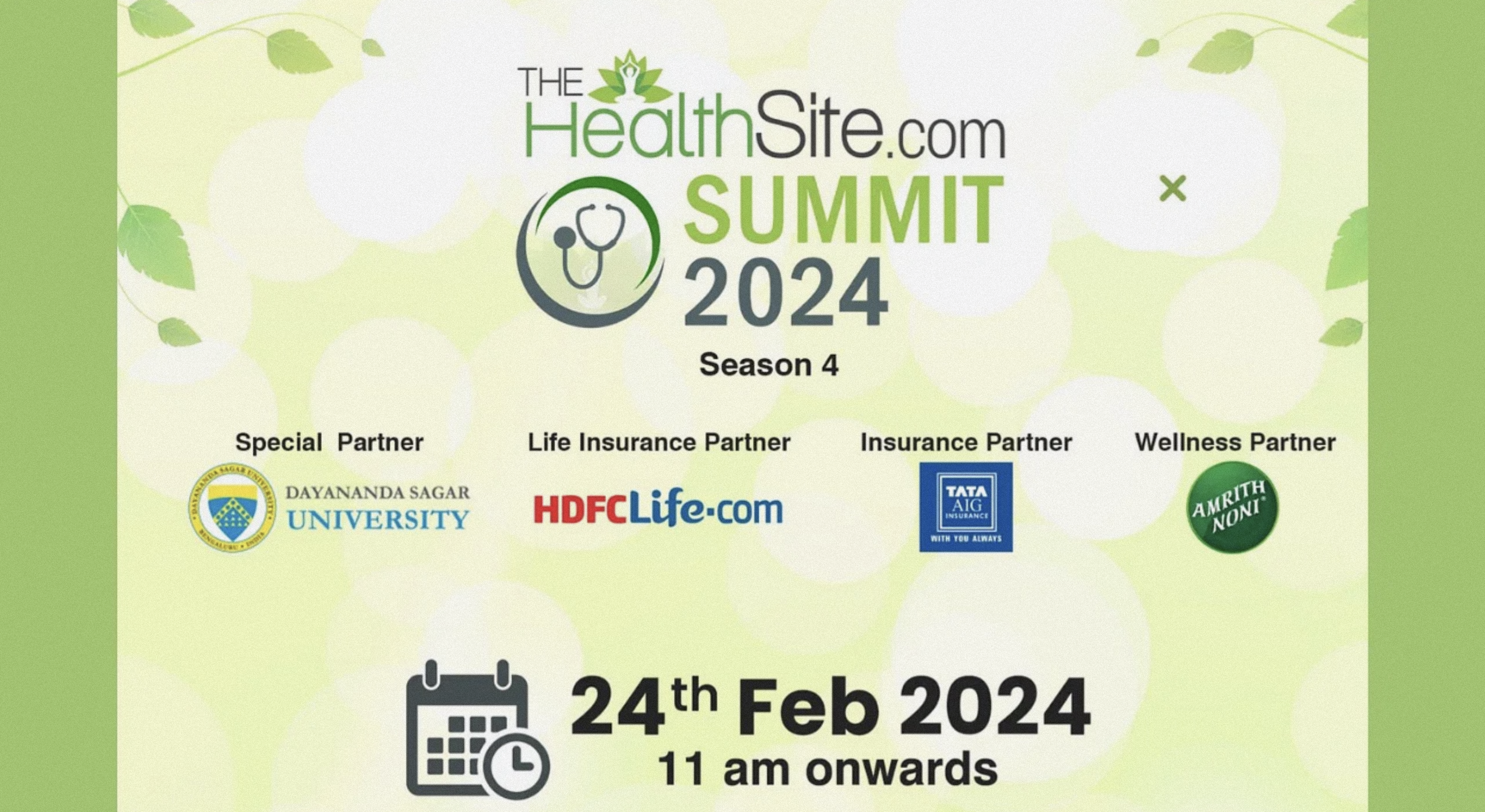 (Health Care),IndiaDotCom Digital has announced the return of TheHealthSite.com Summit.